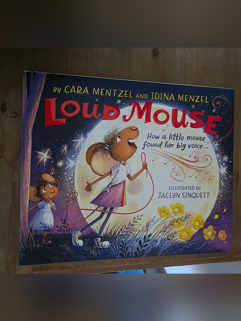 Loud Mouse by - Idina Menzel Hardcover Coffee Table Book - AUTHOGRAPHED By All 3